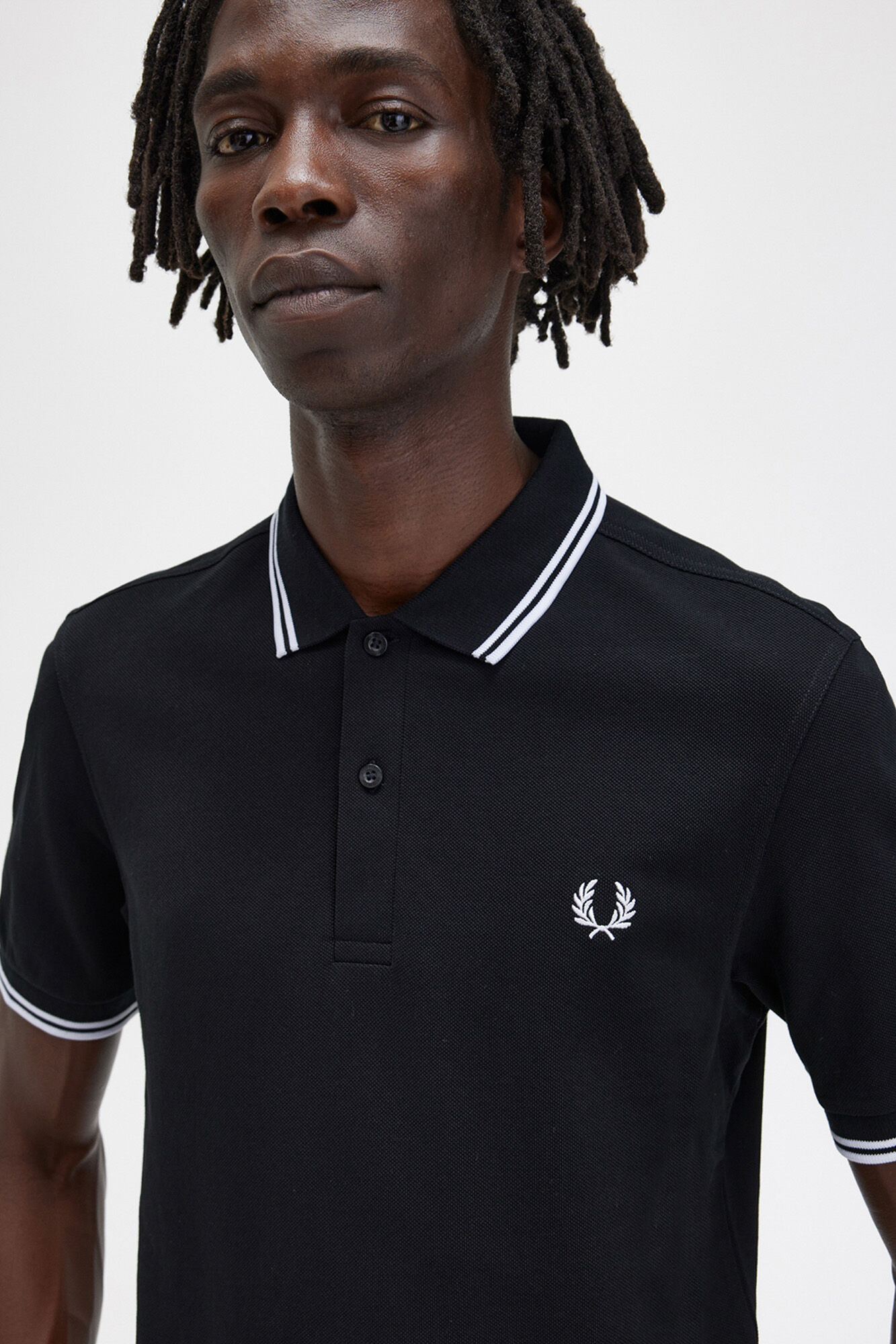 Camisa polo Fred Perry - Preta