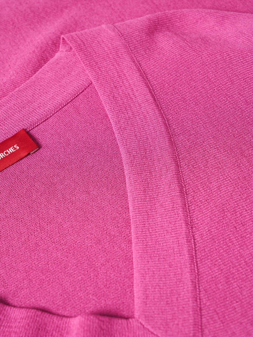 Camisola assimétrica decote em V