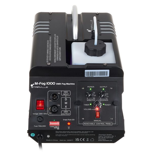Stairville M-Fog 1000 DMX Fog Mach Bundle