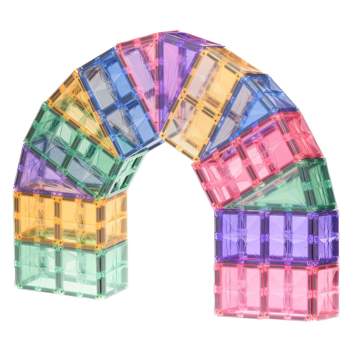 Coblo Pastel Magnetisch Bouwspeelgoed, 100dlg.