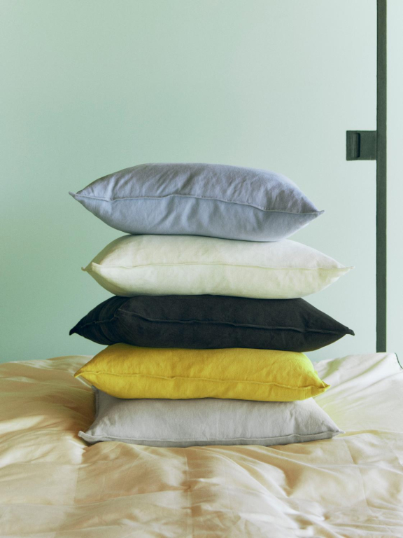 Hay Linnen kussen 60x60 Sky Grey