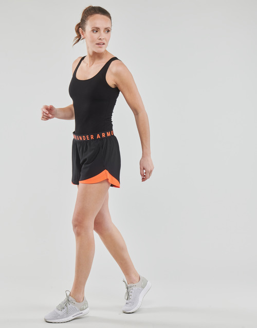 Under Armour - PLAY UP SHORTS 3.0 - Noir / Orange / Orange