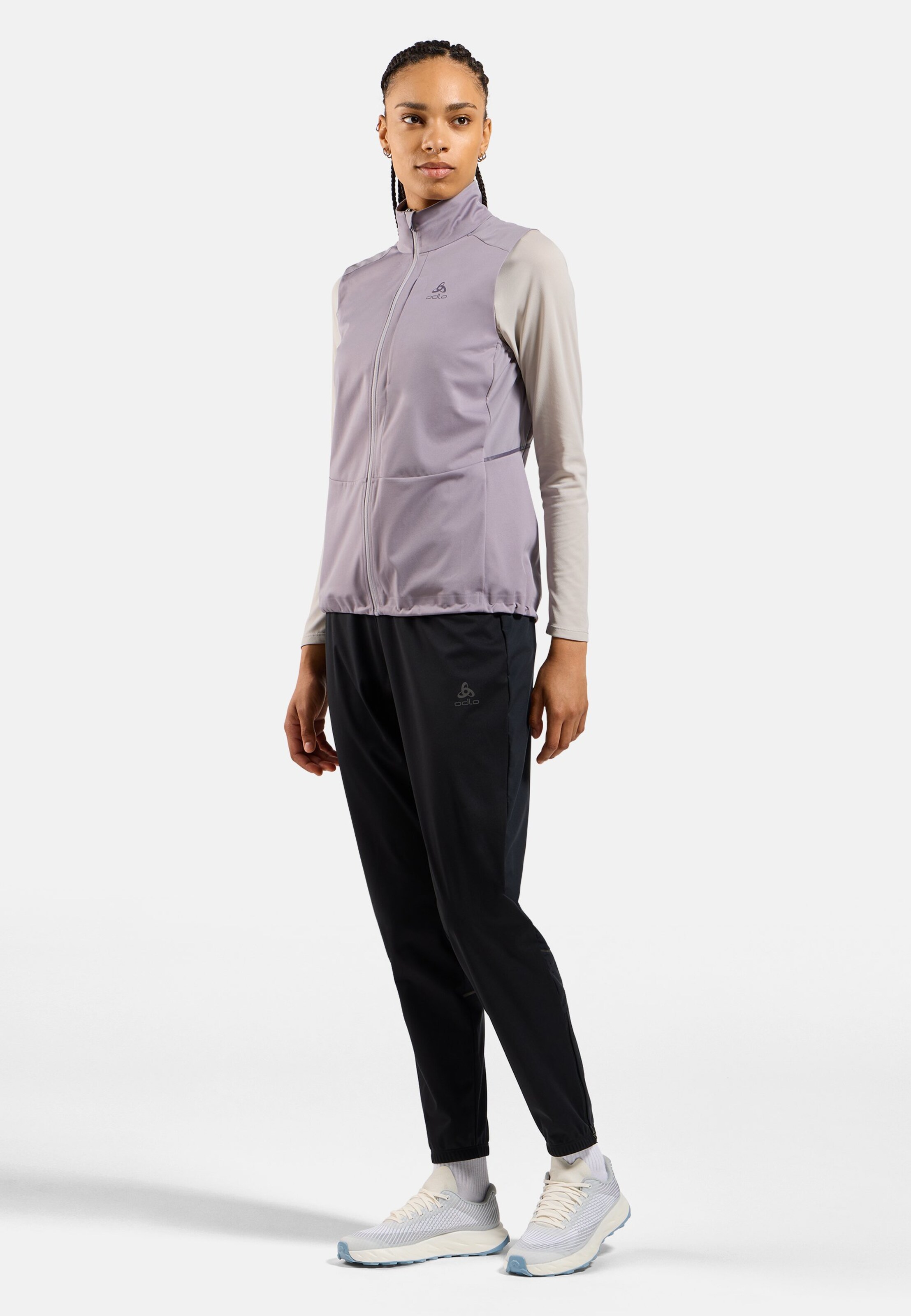 Zeroweight Warm Softshell-Laufweste 2.0 in gray ridge