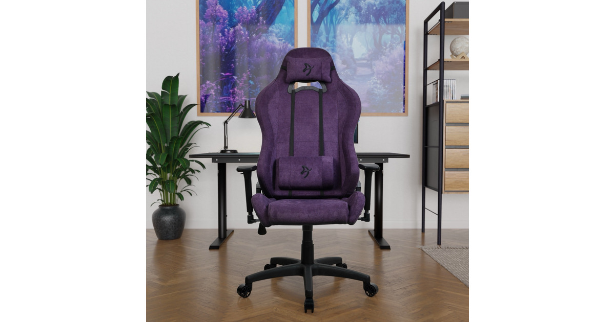 ArozziTorretta Soft Fabric - Purple gamestoel  (Donkerpaars)