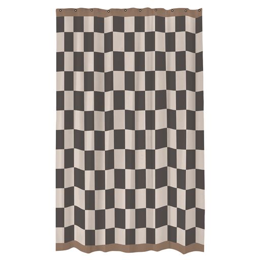 Mette Ditmer Retro Badeforhæng, Dark Grey, 150x200 cm