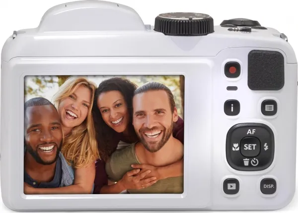 Kodak PIXPRO AZ255, 16,35 MP, 4608 x 3456 pixel, BSI CMOS, 25x, Fuld HD, Hvid