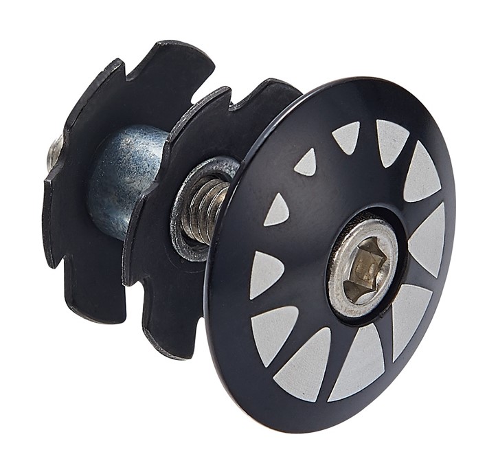 Ekspander + top cap sort 1 1/8