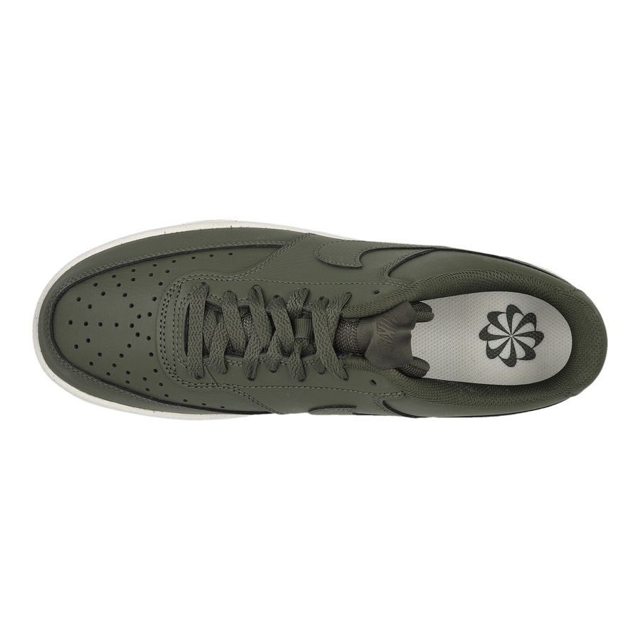 Nike Chaussures Court Vision Low Next Nature - Vert/Blanc Cassé