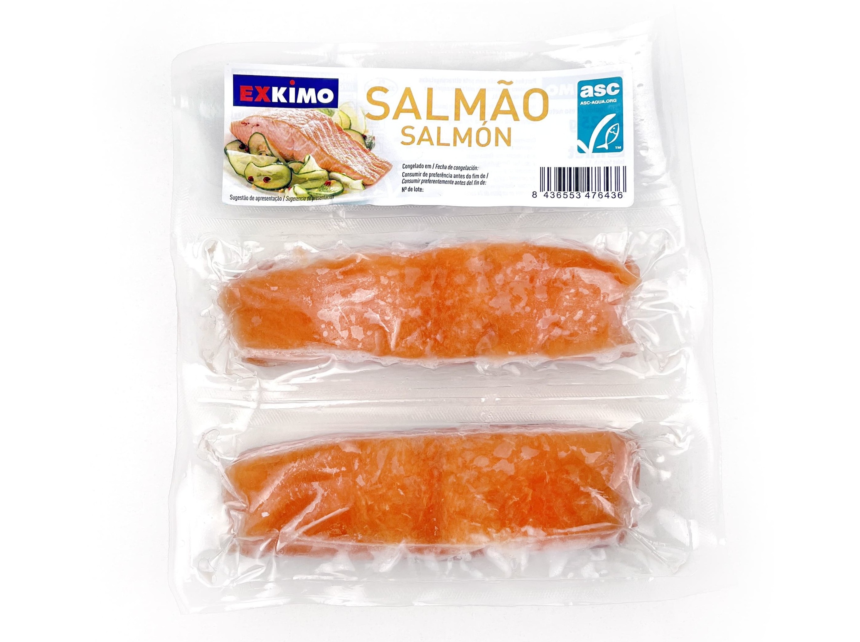 SALMÃO EXKIMO EM PORÇÕES SEM PELE ASC 2X125G