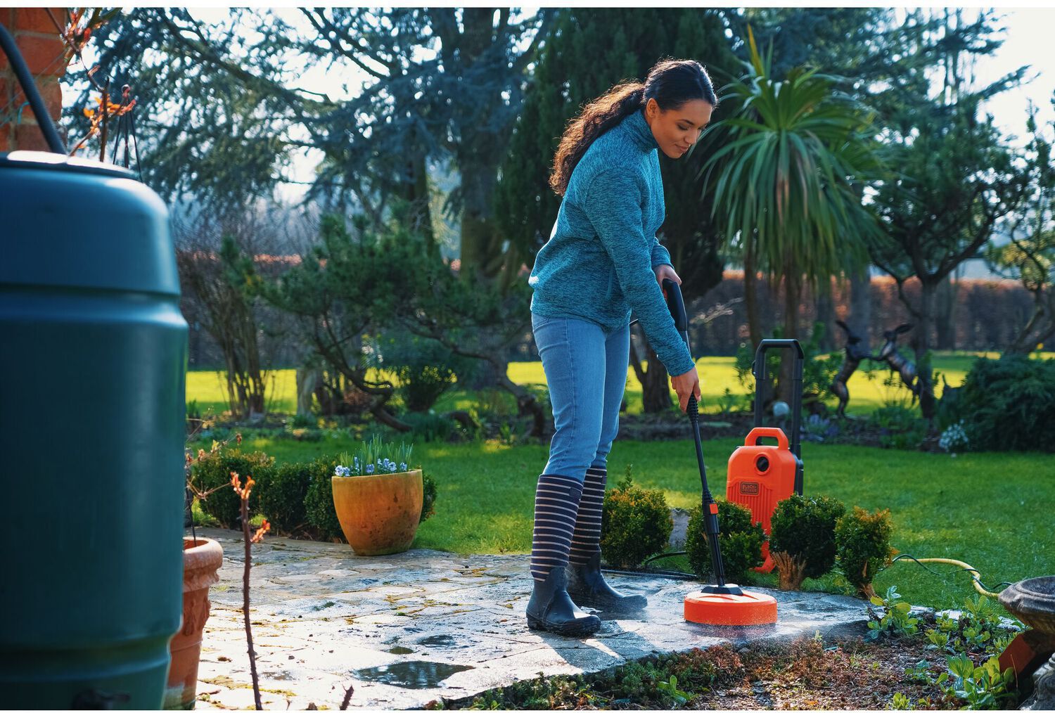 Black & Decker terrasreiniger 45,5 x 16,5 x 28,5 cm
