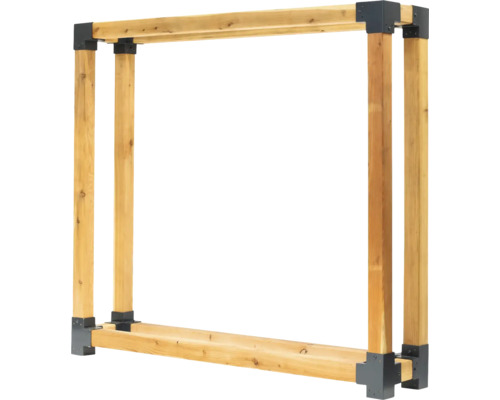 WESTMANN Michel brandhoutstapelhulp, maat XXL, 198 x 40 x 180 cm, naturel