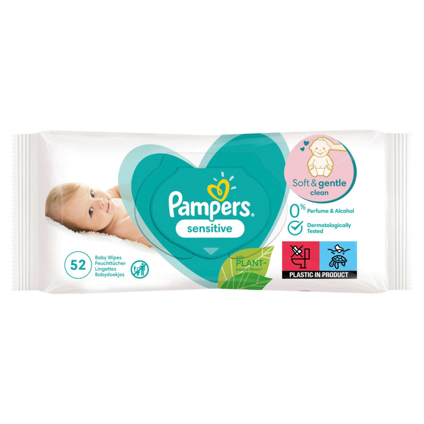 Pampers Sensitive 52 Feuchttücher