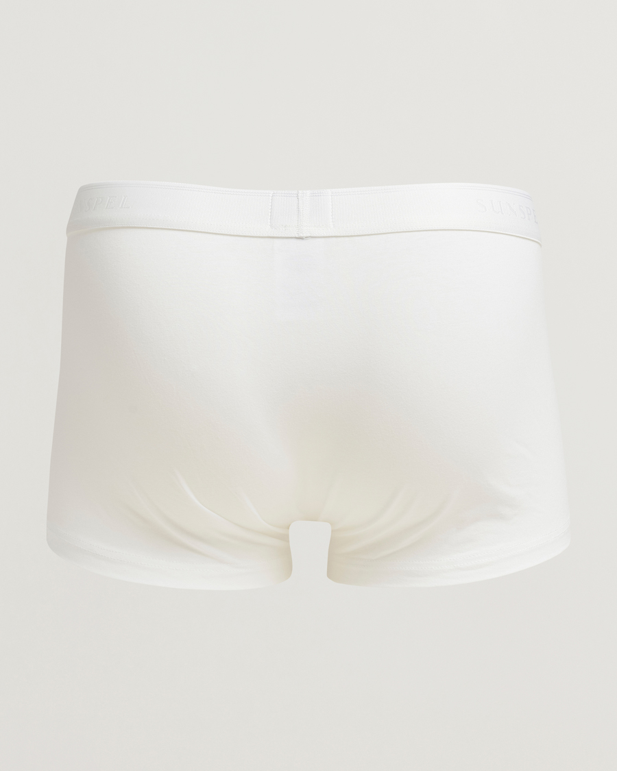 Sunspel 3-Pack Cotton Stretch Trunk White