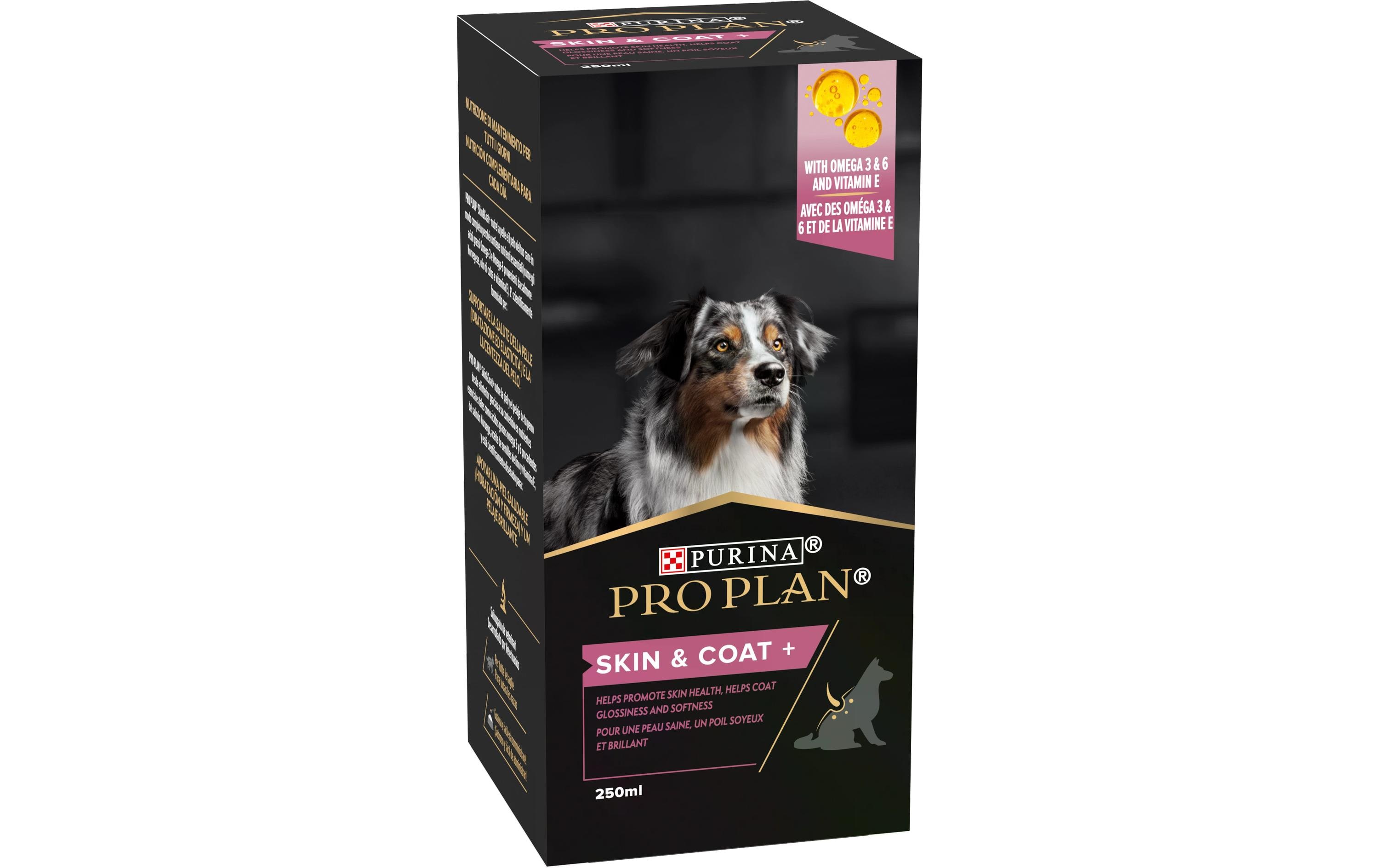 Hunde-Nahrungsergänzung Skin & Coat+ 250 mlErgänzungsfuttermittel für ausgewachsene Hunde