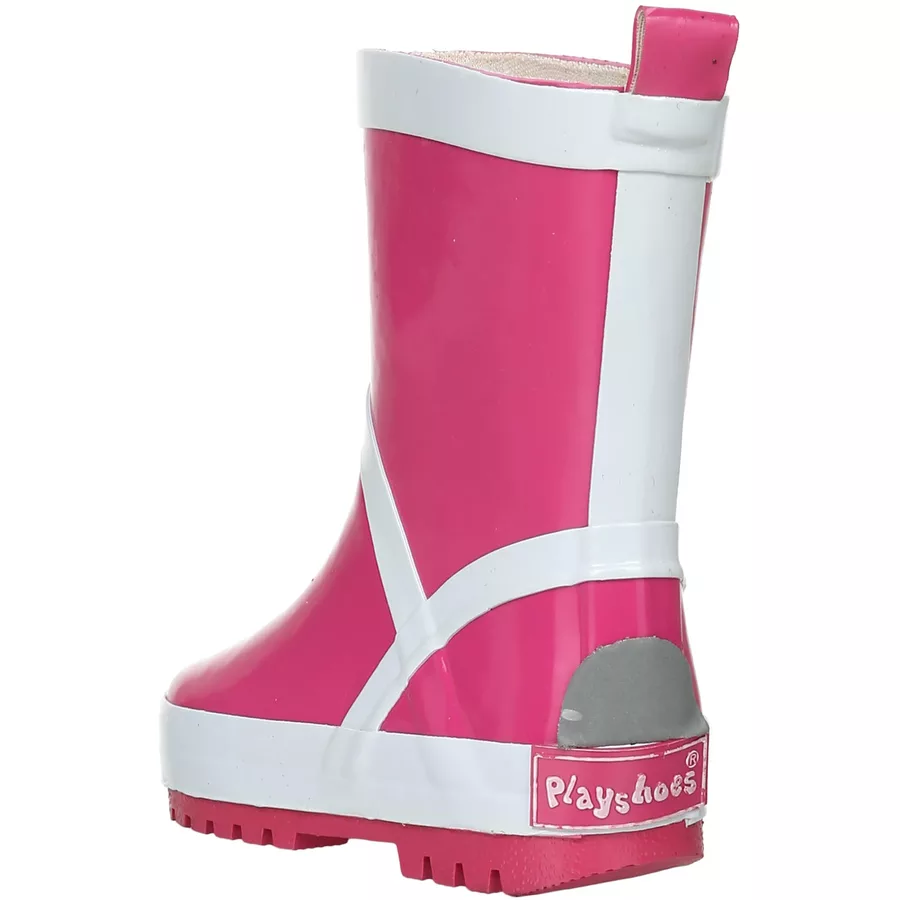 Playshoes Gummistiefel uni rosa