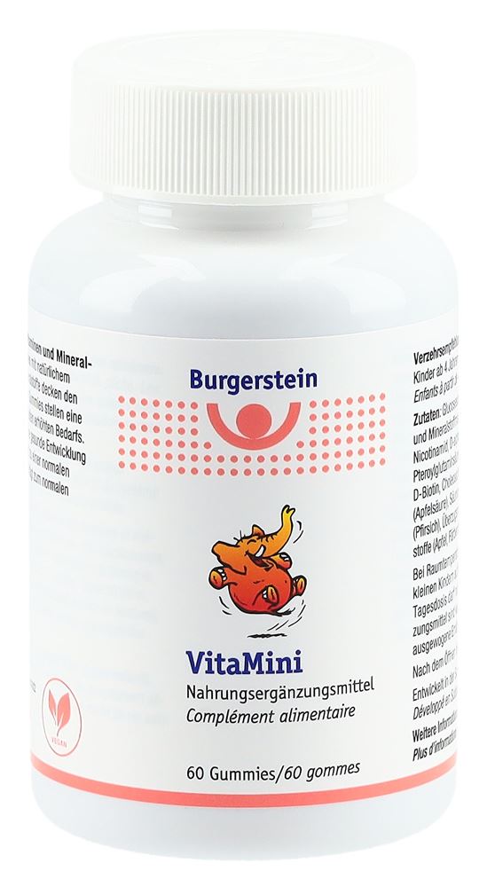 BURGERSTEIN VitaMini Gummies<br>60 Stück, Dose, Gummipastille