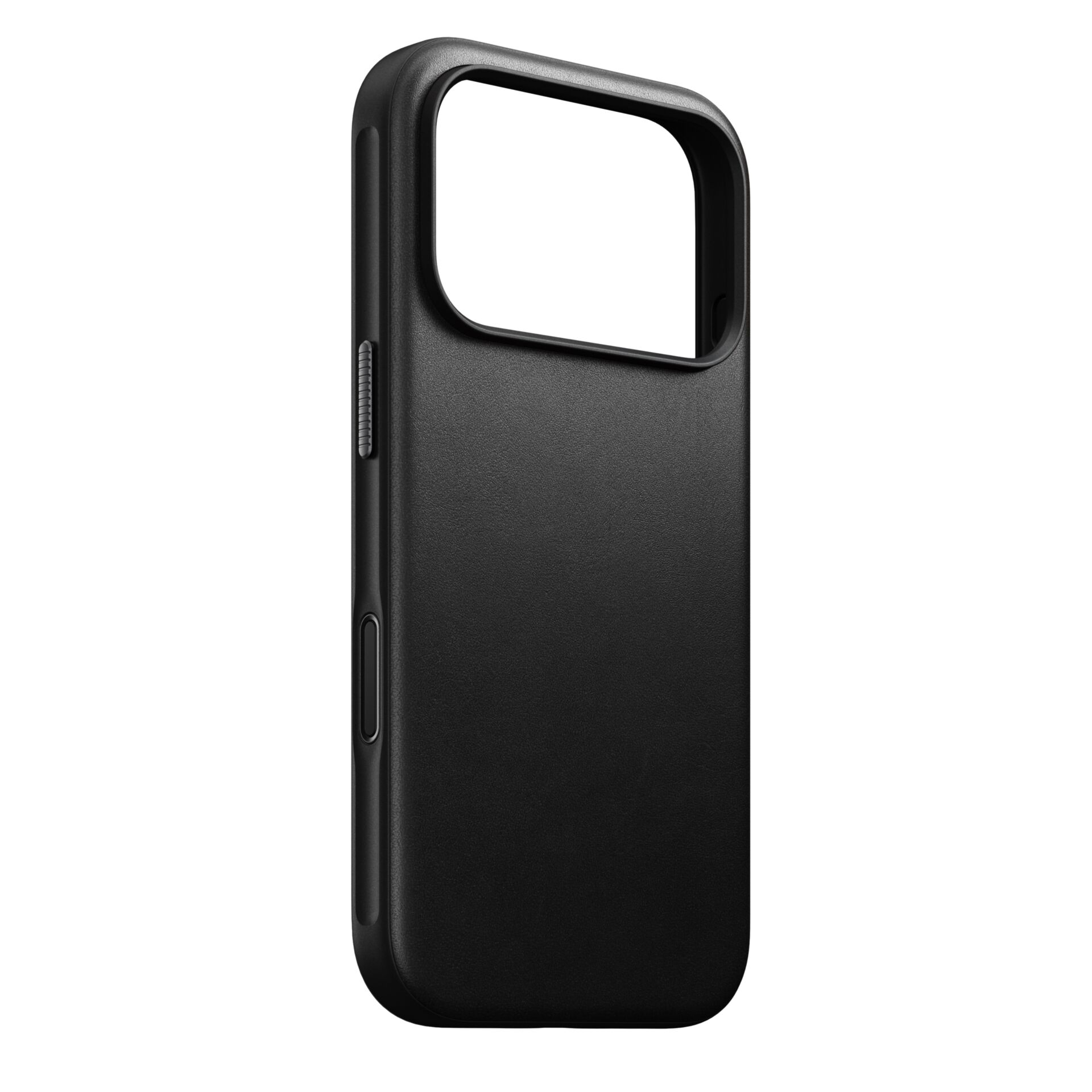 iPhone 17 Pro MagSafe Echtleder Hülle Modern Leather Case (NM014339858) - Schwarz