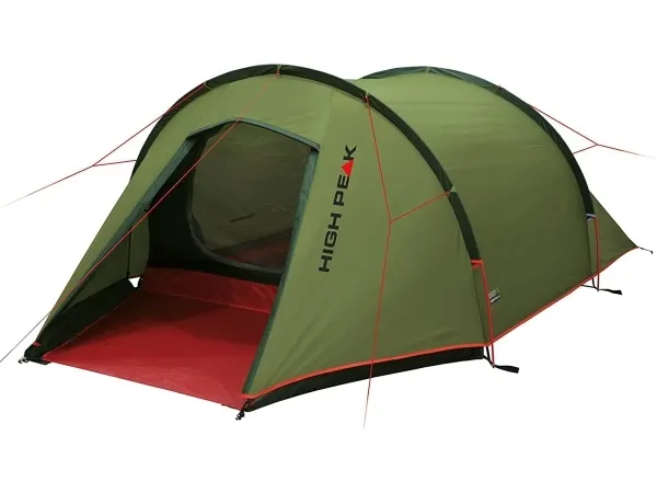 High Peak Kite 2 Extra Leichtgewicht, Kuppeltelt, 2 person(er), Myggenet, Ventilation, Vandtætte samlinger, Grøn, Rød