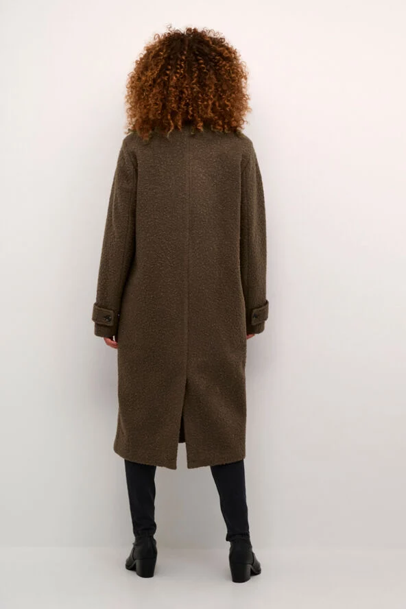 Kaffe KAannelise Coat Chestnut
