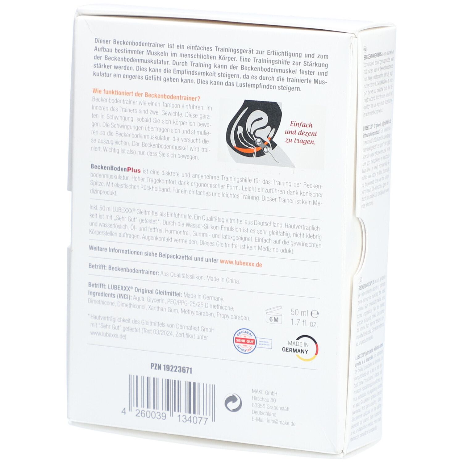 LUBEXXX® BeckenBodenPlus Trainingshilfe-Set