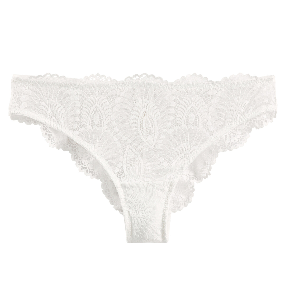COLEÇÕES LA REDOUTE<br>Tanga inteiramente em renda, Jade