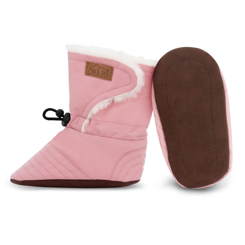 Jan and Jul Jan and Jul Stay-Put Winter Booties Dusty Pink