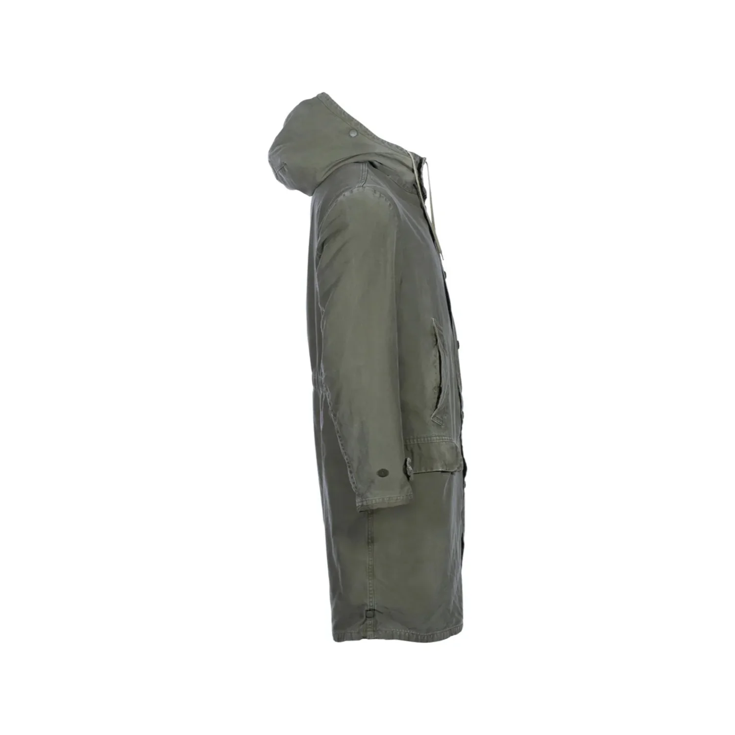 Bundeswehr Original -  BW Parka lang mit Futter oliv gebraucht