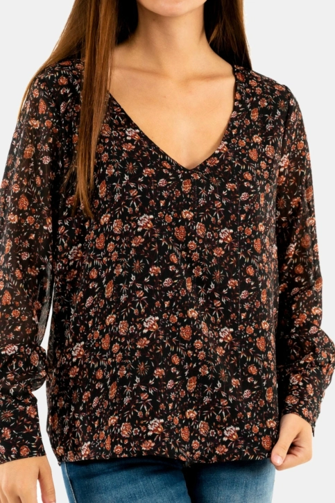 tee shirt manches longues only amanda black india