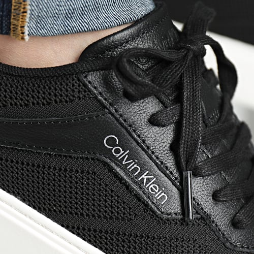 Baskets Low Top Lace Up Knit 0922 CK Black