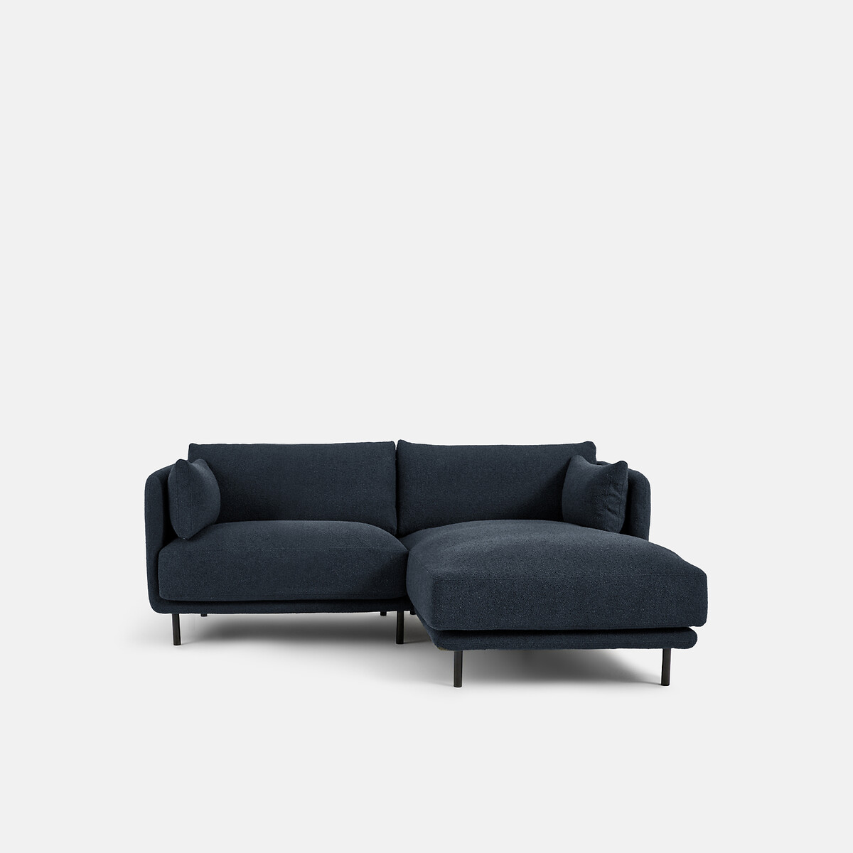 LA REDOUTE INTERIEURS<br>Sofá retangular compacto, tecido atoalhado fino, Victor
