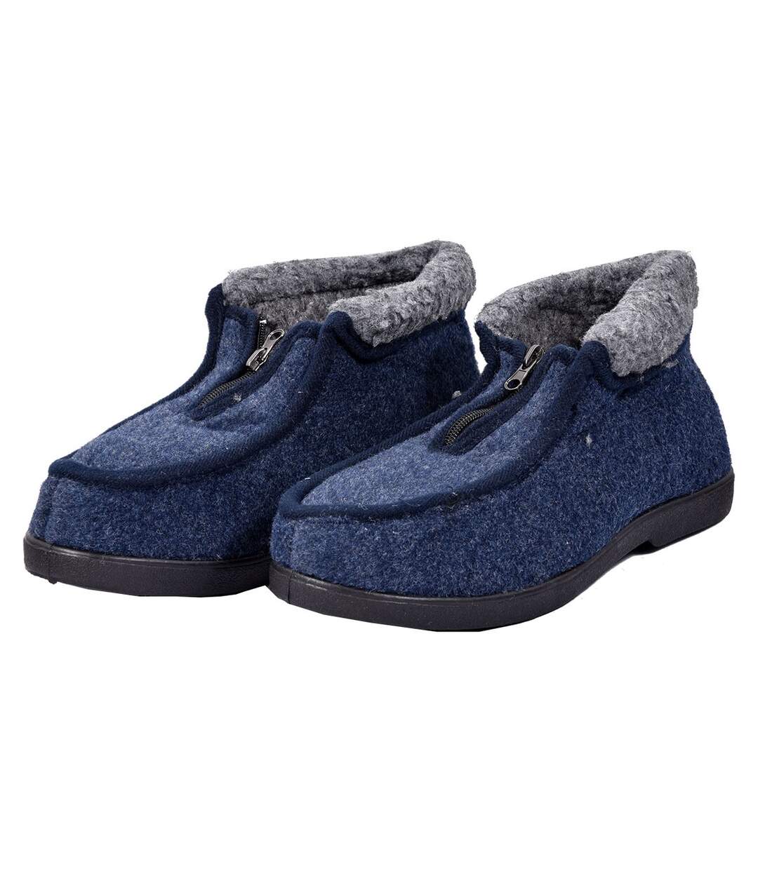 CHARENTAISE Homme Pantoufle ZIPPEE K88R6 MARINE