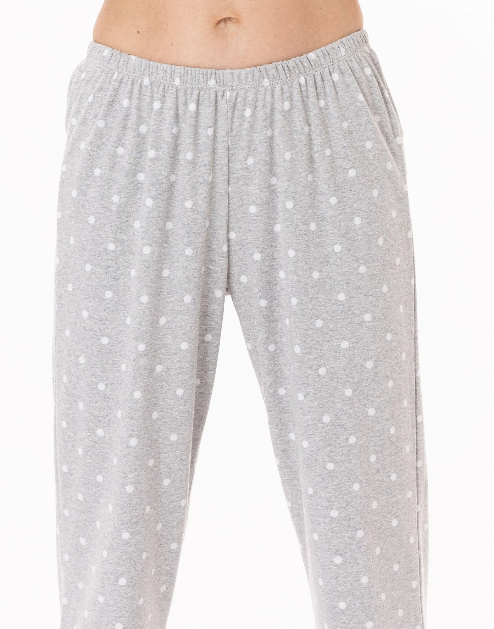 CHAMADE 806 - Pyjama boutonné en coton | Gris