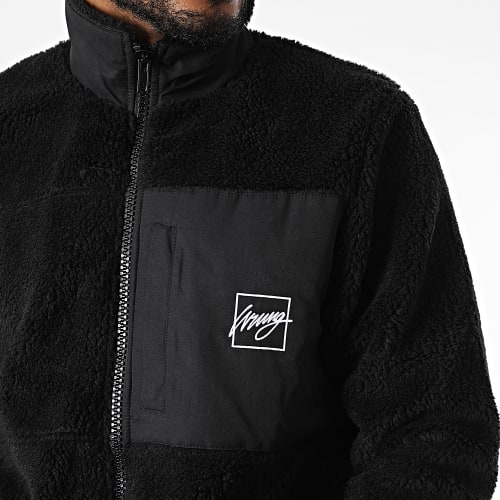 Veste Zippée Fourrure Polaire Sherp Classic Noir