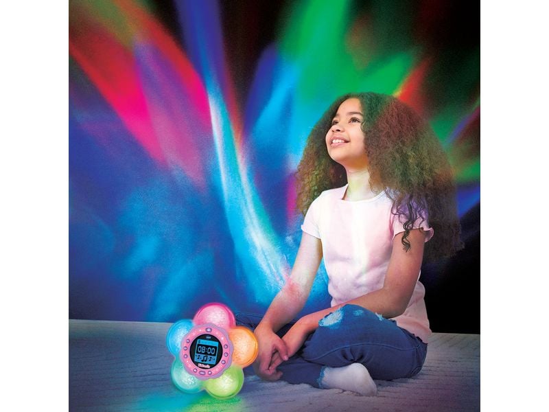 Vtech Kidimagic Galaxy Light -FR- Magischer Wecker mit farbenfrohen Lichtprojektionen und tollen Wahrsage-Funktionen sowie lustigen Spielen