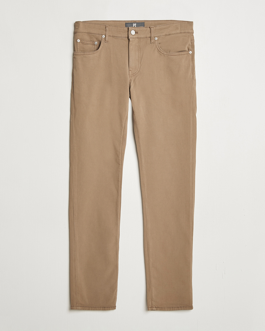 PT01 Slim Fit 5-Pocket Pants Brown