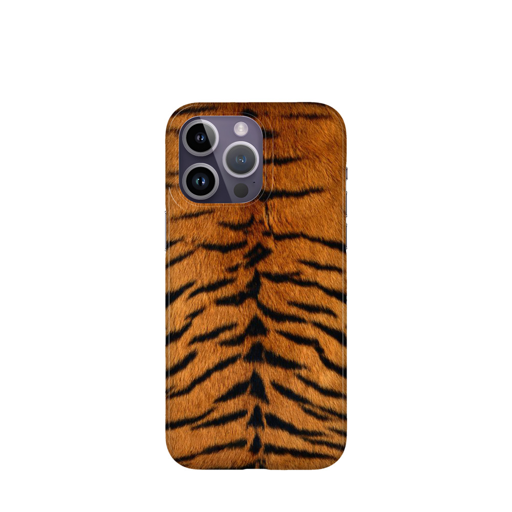 iPhone 14 Pro Max Kunststoff Hülle Tiger 3 - Orange