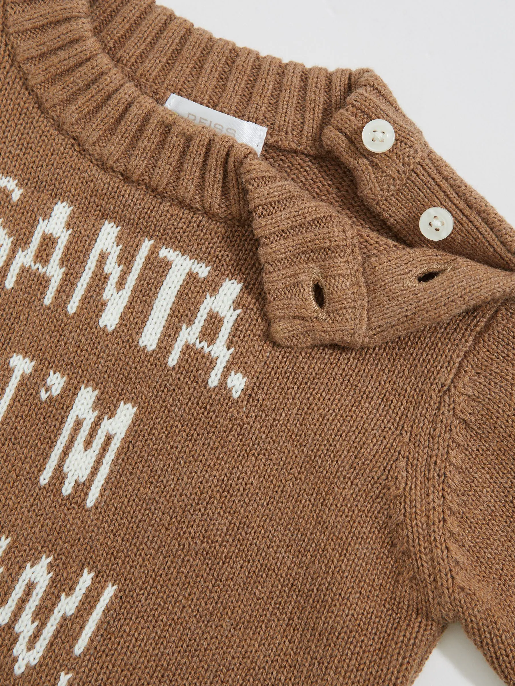 Reiss Eli Cotton-Cashmere Christmas Jumper