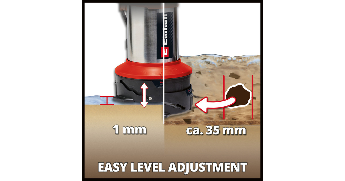EINHELLFlutset GE-DP 7535 N LL ECO Vuilwaterpomp dompel- en drukpompen  (Rood/zwart)