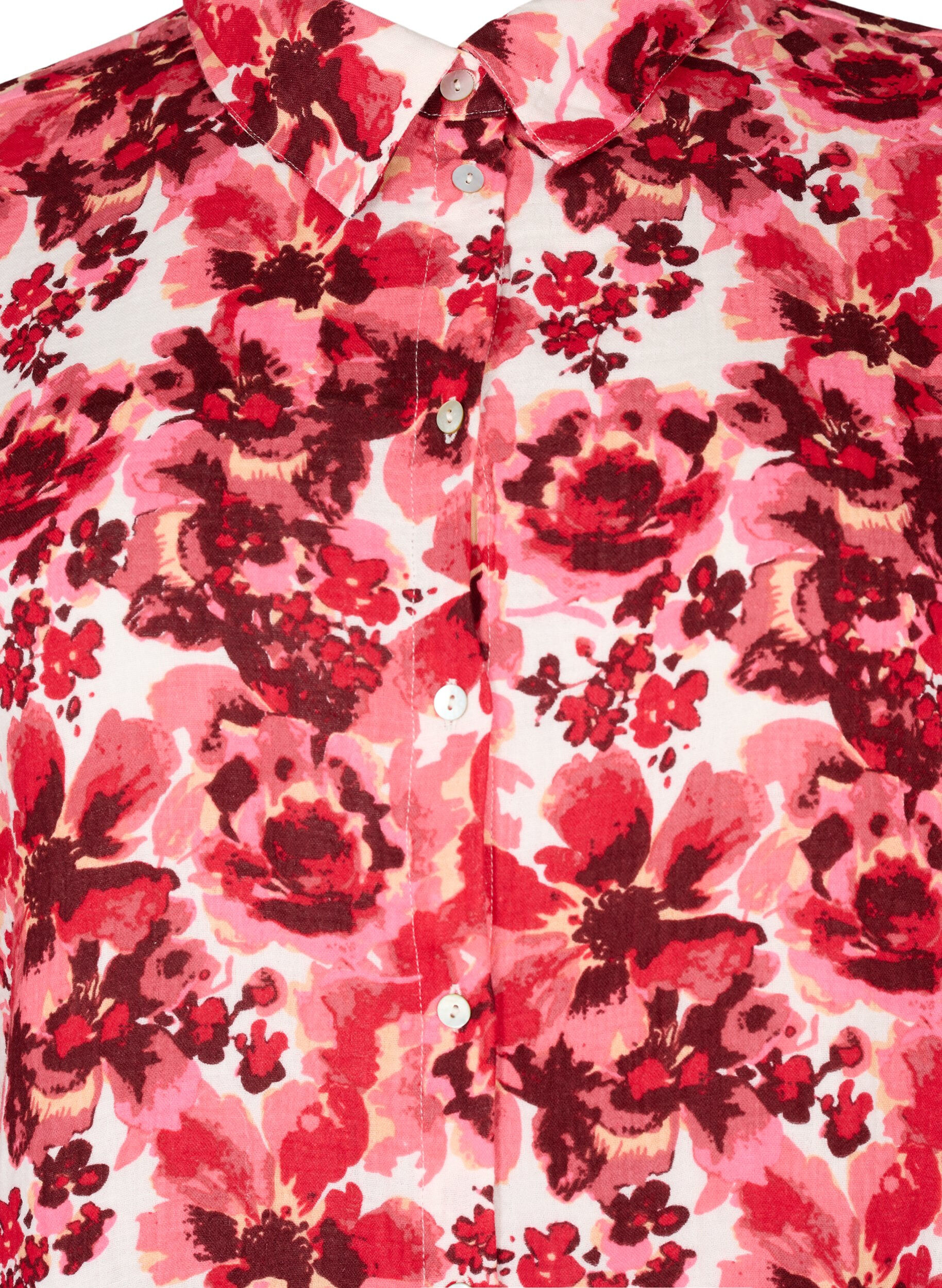 Lang skjorte med all-over print