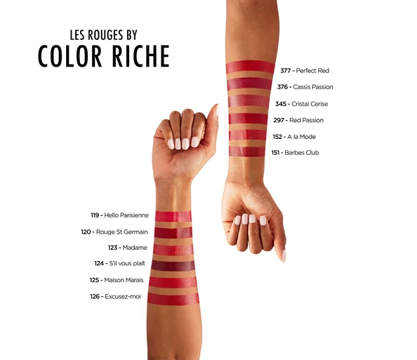L'ORÉAL PARIS Color Riche Lippenstift377 perfect red
