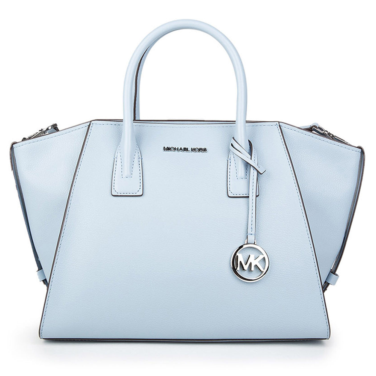 Michael Kors Sac à main en Cuir Avril bleu - 33x27x13 cm