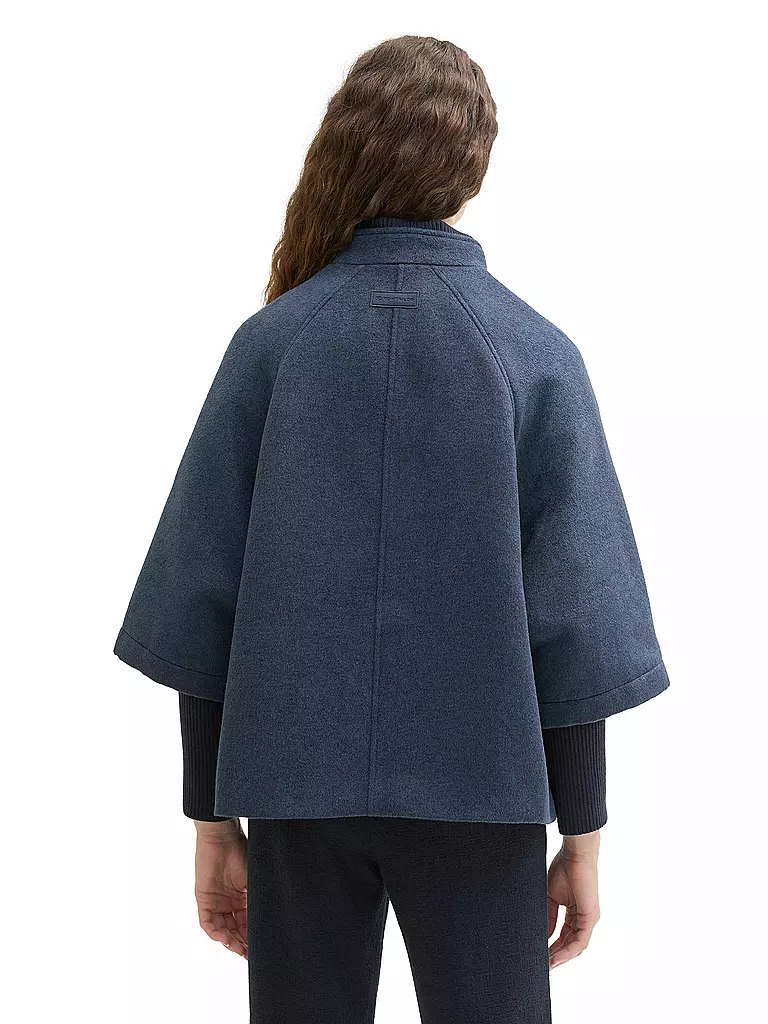 TOM TAILOR Poncho - Cape blau
