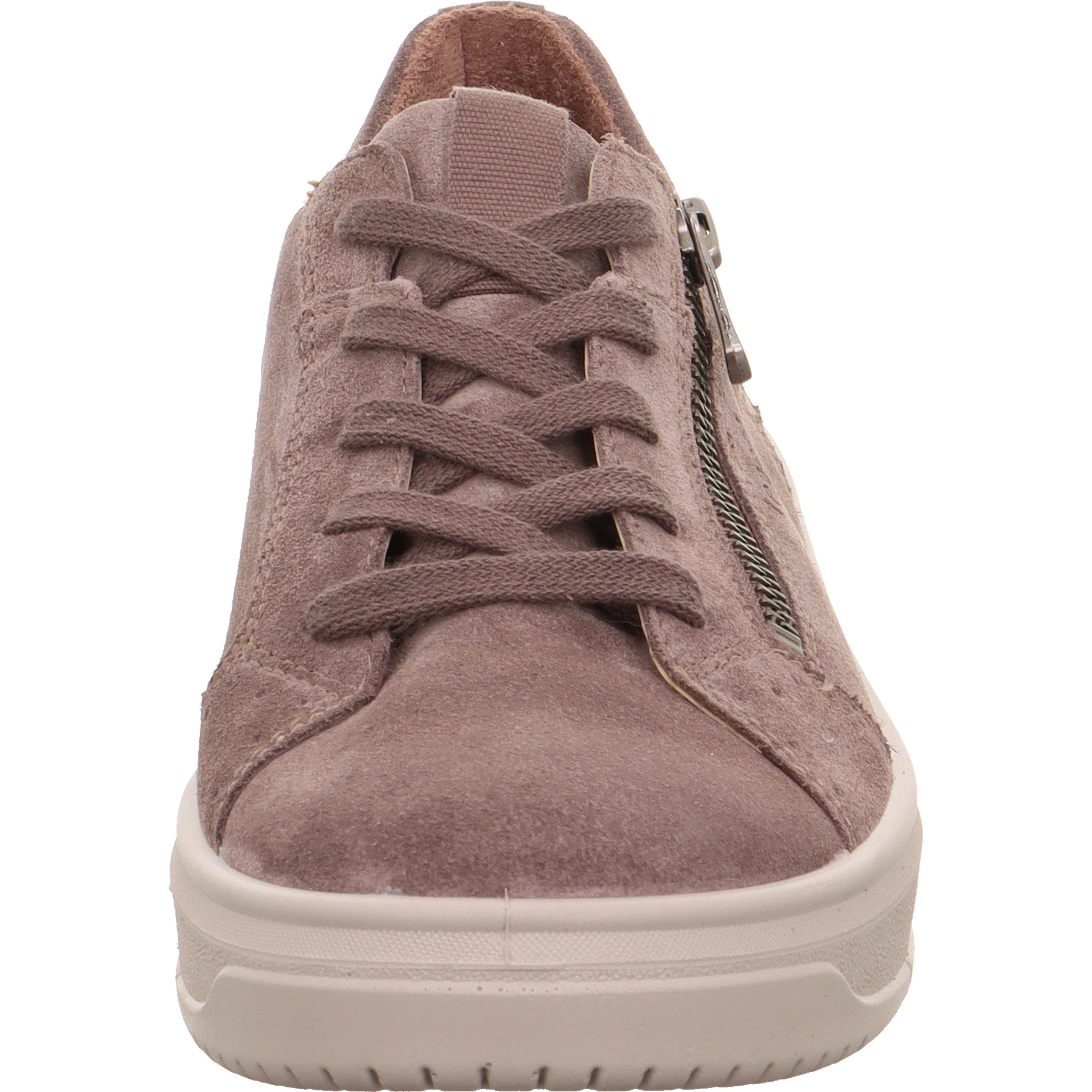 legero REJOISE Damen  Sneaker low mit Reißverschluss - Farbe: Dark Clay - Größe: 8