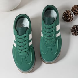 Platform sneakers - groen