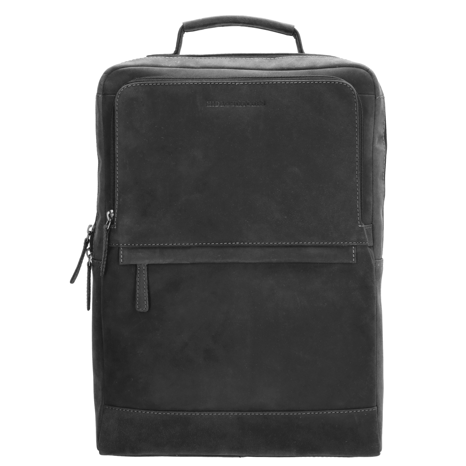 Hide & Stitches Idaho Rugzak Vierkant 15,6 inch Zwart