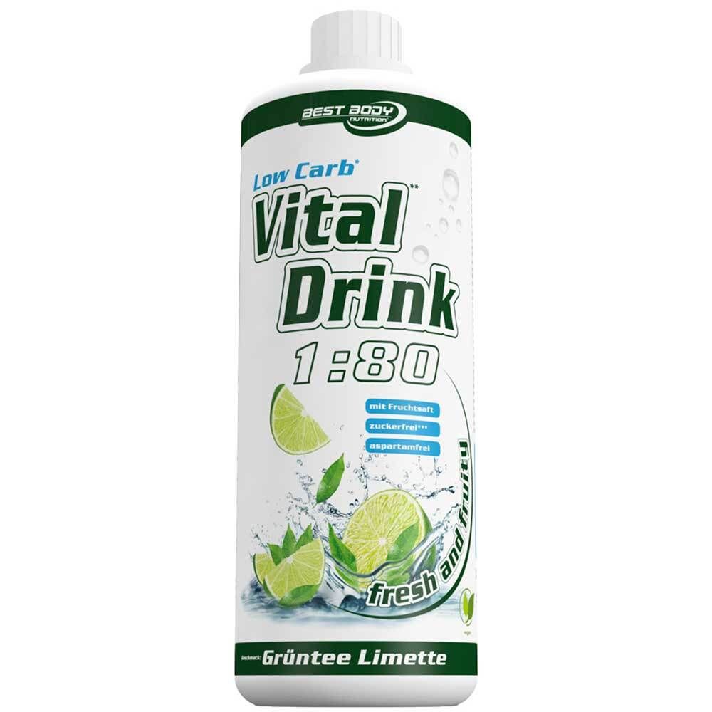 Best Body Nutrition Low Carb Vital Drink, Grüntee-Limette