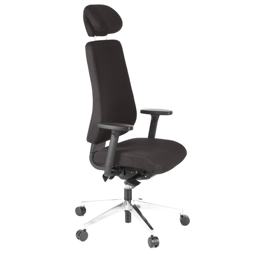 Profi Bürostuhl PRO-TEC 400 Stoff mit Armlehnen (höhenverstellbar) hjh OFFICE