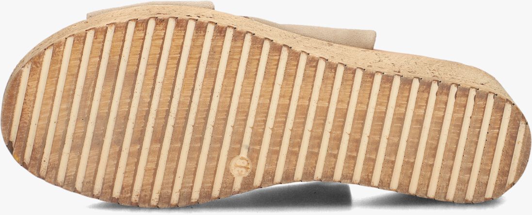 beige ayana sandalen met hak 722031