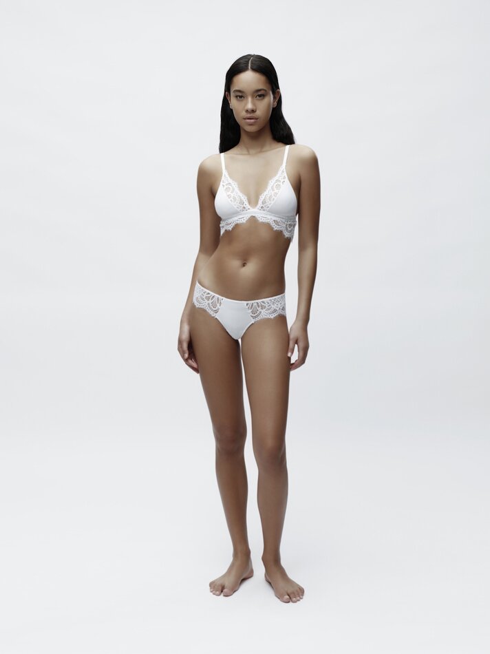 Conjunto com 2 sutiãs combinando - Branco