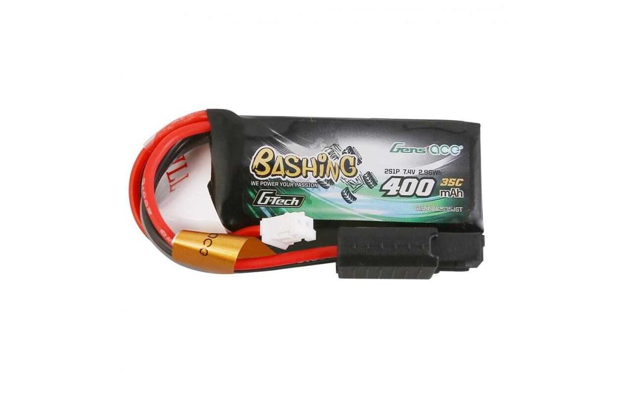 RC-Akku LiPo 400 mAh 7.4 V 35C Bashing, G-TechKleiner 2S LiPo Akku mit JST-PHR Stecker